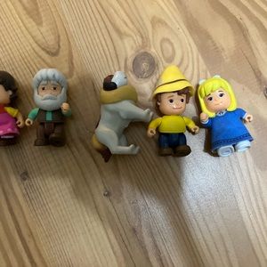 FAMOSA Studio 100 Figures Lot Of 5 Heidi Peter & Friends Spain